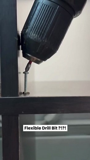 This Flexible Drill Bit is perfect for hard to reach places! https://www.comflax.com/products/flexible-drill-extension