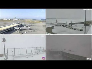 (2021.1.19) 那覇・帯広・青森・秋田空港 ライブカメラより