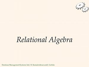 [DBMS] - 04 - Relational Algebra