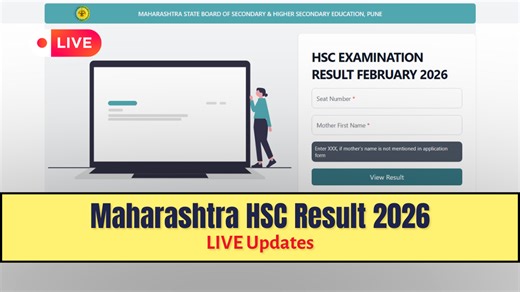 HSC 12th Result 2026 LIVE: (OUT) Check Maharashtra MSBSHSE 12th HSC Result Online; Download at mahahsscboard.in