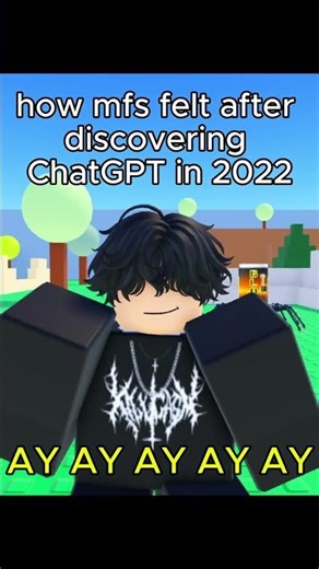 How mfs felt after discovering ChatGPT in 2022: #roblox #meme #relatable #customanimation