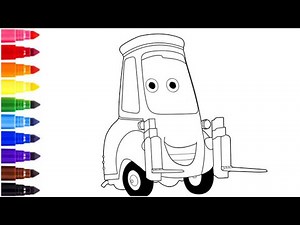 How to draw Guido from cars - Step by Step Drawing Tutorial