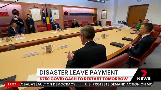 3.8K views · 73 reactions | The Pandemic Leave Disaster Payment will be available to eligible people in all Australian states and territories from tomorrow. It follows a backflip from the Albanese government during an emergency National Cabinet meeting over the weekend. The end date for the payments has now been pushed back until September 30. More Details: https://7news.link/3odPtTf 7NEWS at 6pm. #Coronavirus #7NEWS | 7NEWS Sydney | Facebook