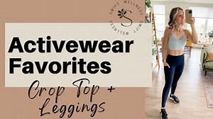 Watch Love this crop top leggings activewear look! on Amazon Live