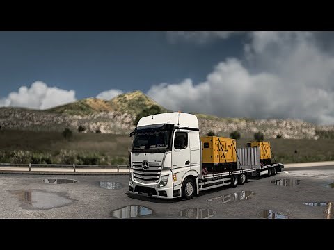 Realistic Driving & Mods Mercedes Actros MP5 2548 Euro Truck Simulator 2 POV Drive 4K 1.53