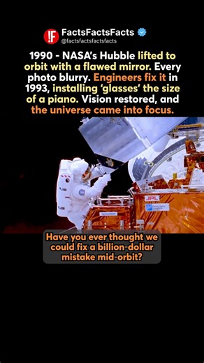 👁️ Hubble’s Blurred Vision – The Fix That Saved a Telescope