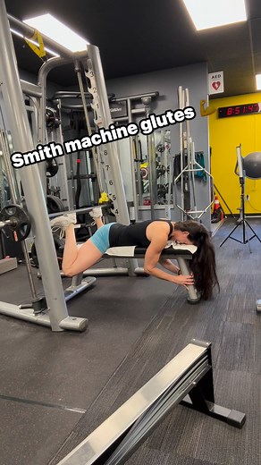 I add this exercise in every now and then. In order to prevent the handles from being locked in place while I’m doing the movement, I have to add a band and wrap it around the handles so that it won’t lock itself while I’m doing this. So as far as a set up goes, it’s the only challenging thing but once it’s in place, it’s good to go.💪 | Erin McDermott