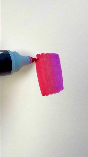 DIY color changing marker tutorial #markers #gradient #arthacks #arttutorials #artvideos