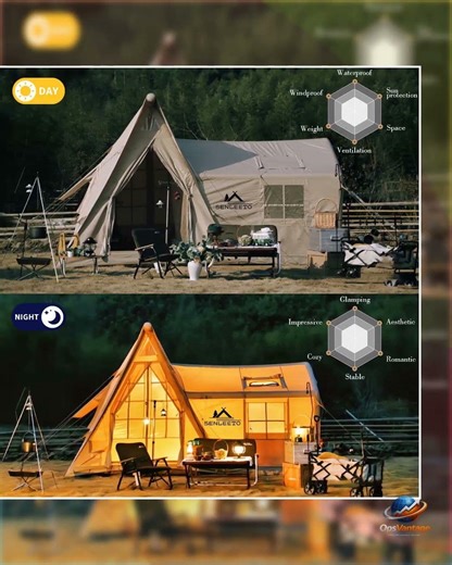 Large Inflatable Tent for 8-10 Person - 135 SQFT Inflatable Cabin Tents for Camp