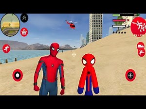 Superhero Stickman Game - The Amazing Spider-StickMan Rope Hero #1 - Android Gameplay