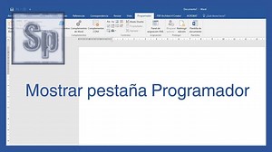 Word - Mostrar la pestaña Programador en Word | Saber Programas
