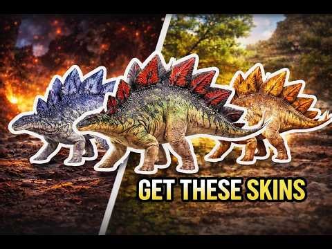 Stegosaurus Custom Skins Showcase | The Isle Evrima (Code in Description)