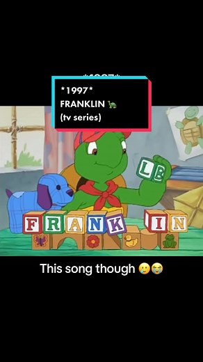 The theme song is folky AF 🔥 FRANKLIN. 1997. . . . . . . . . . . . #franklin #treehouse #cbs #familychannel #90snickelodeon #nickelodeon #nickjr #nickelodeonmemories #nickelodeonuniverse #turtle #turtletok #kidsshows #90s #90skid #90sbaby #90saesthetic #90sthrowback #90smusic #90shair #90sstyle #90sfashion #90scommercial #90scommercials #90stoys #90sads #oldschool #throwback #nostalgia #retrotoys #nostalgic #childhood #childhoodmemories #childhoodmemory #kidstv #commercial #retro #vintage #retr