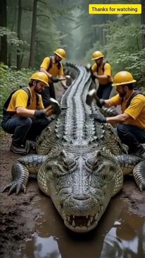 😱 Tree Cracked Open & A Giant Crocodile Came Out! 🌳🐊 | Most Shocking AI Video Ever!