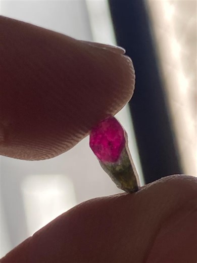 NO HEAT RARE 0.95 Ct Natural Burmese Ruby With Tourmaline, Specimen Ruby , Cabbing Ruby ,ruby From Burma Mines Rough Ruby - Etsy