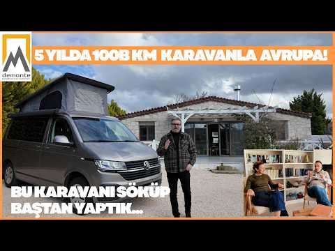 We renovated the interior of a caravan that traveled 100,000 km in Europe in 5 years! The old veh...