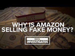 Why is Amazon selling fake money?