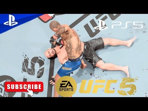 BRUTAL Knockout in UFC 5! 😱 PS5 Gameplay - Alex Pereira vs Volkan Oezdemir