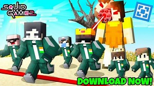 Play Squid Game 2 in Minecraft Java!  (FREE Map Download Guide)