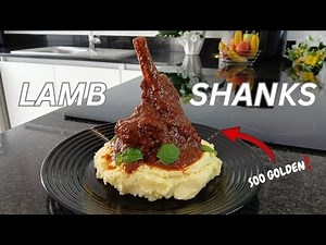 LAMB SHANKS |HOW TO COOK LAMB SHANKS IN THE OVEN - SLOW ROASTED LAMB SHANKS