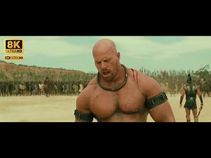A scene from the movie Troy, Troy Achilles vs Giant Boagrius Full Fight, 8k film editing