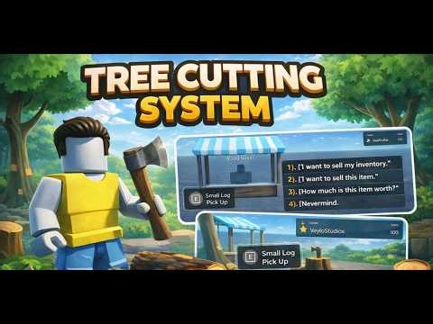 Roblox Studio - Tree Cutting System (DOWNLOAD)