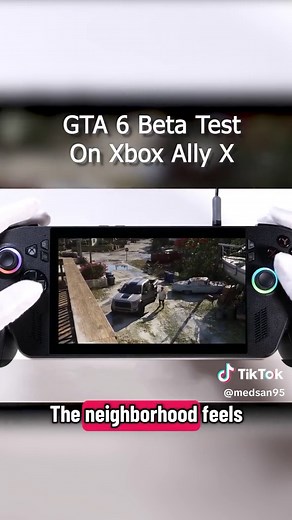 GTA 6 Beta Gameplay on Xbox Ally X Portable Console