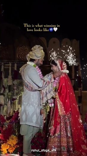 Fireworks 🎇🎆 #wedding #love #ekmotahathighumechala #bollywood #lifeisbutadream