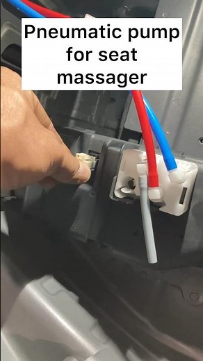 Pneumatic pump for seat massager# seat massager function# how to activate seat massager mercedes