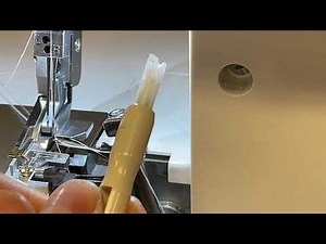 Using the needle threader with the BERNINA L460