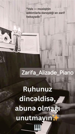 Evgeny Grinko - Valse (Piano) | İfa: Zarifa Alizada 🎹 #Shorts