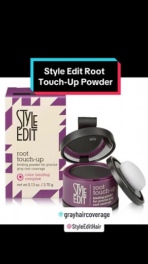 Root Touch-Up Powder by Style Edit Cover Up Hair Color for Grays and Roots Coverage | Root Concealer @Style Edit Hair #styleedit #rootcoverage #haircare #grayhair #TTSACL #tiktokshopspringsalev #affordablefinds #fypシ゚viral #TikTokMadeMeBuyIt #TikTokFinds #dealdash #hair #smarttokviral #rootcoverup #tiktokshopsummersale
