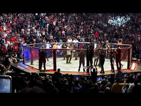 Bruce Buffer saying IT’S TIME first full crowd since COVID (ELECTRIC) UFC261