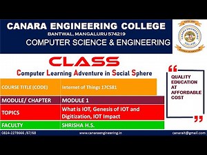 VTU IOT 17CS81 M1 L1 Introduction