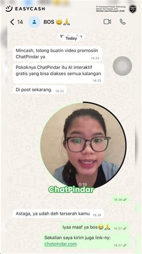 Semoga pesan Mincash tersampaikan untuk Easyfrens yah☺️🙏