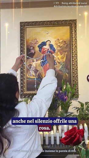 Today is the day of Our Lady, Undoer of Knots; even in silence, offer her a rose.
