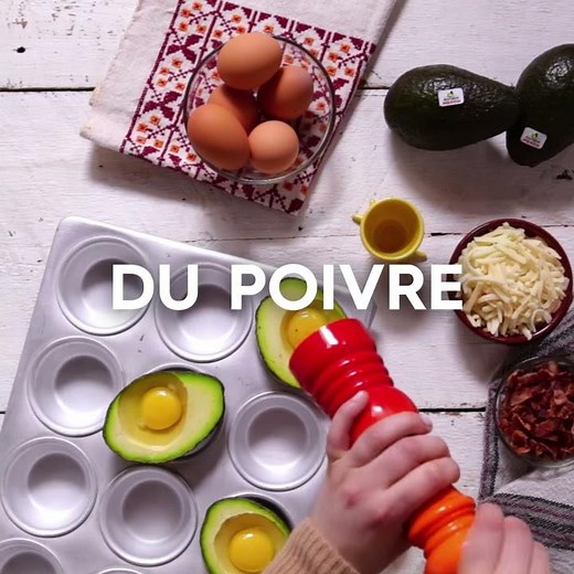 Recette avocat, bacon et oeufs