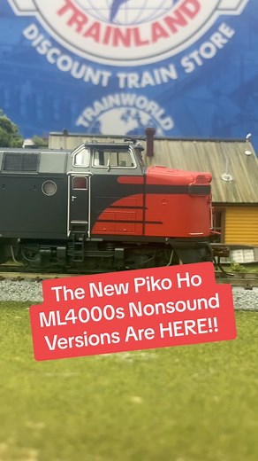 4.3K views · 97 reactions | Order The New PIKO America Ho Scale Nonsound ML4000s Now At www.TrainWorld.com! Sound Varients Soon To Arrive! #pikotrains #hoscale #southernpacific #train #toytrain #toytrains #trainworld #trainland #modeltrains #trains #trainstagram #modeltrain #railroad #railroads #trainphotography #trainstation #trains #railway #railfan #trainspotting #tracks | TrainWorld.com | Facebook