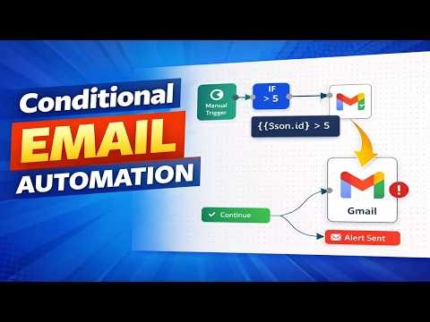 Conditional Email Automation in n8n | IF Node Logic with Gmail