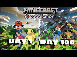 I Survived 100 Days as a SHINY Trainer in Cobblemon