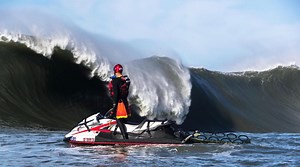 'It looked into my eyes': Surfer recounts close call with 18-foot great white shark at Mavericks