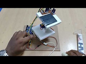 Dual-axis Solar Tracking system using servo motors and Arduino UNO