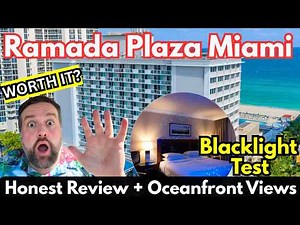 Ramada Plaza Marco Polo Beach Resort Review: Black Light Test & Ocean Views!