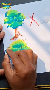 Easy & Best Tree Drawing Techniques  #kids #artist #art #drawing #oilpastelart #beginner #trees | Prahlad's ART | Facebook