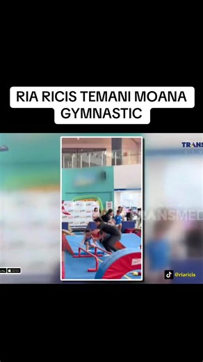 RIA RICIS TEMANI MOANA GYMNASTIC #riaricis #riaricis1795 #moana #fyp #viral