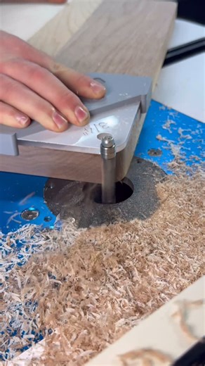 Sasso Wood Co. | Woodworking on Instagram: "New jig day 🙌 Picked up this corner jig from Crafted Elements and I’m already a fan. Using it on the router table to round all four corners of this cutting board feels way more controlled. The biggest win is safety — my hands stay a lot farther away from the router bit compared to the old jig I was using. Clean, consistent corner radius cuts every time, better control at the router table, and a much more comfortable setup for shaping cutting boards an