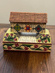 Jim Shore Heartwood Creek Collection “shelter Across the Creek” 2004 - Covered Bridge With Block N Star Quilt Design - Item #0000311 - Etsy