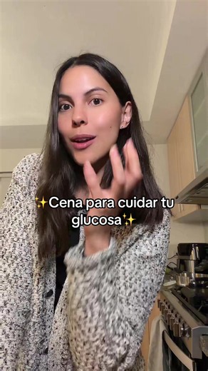 Cena para cuidar tu glucosa en sangre #cena #cenasaludable #recetarapida #resistenciaainsulina #dietasaludable
