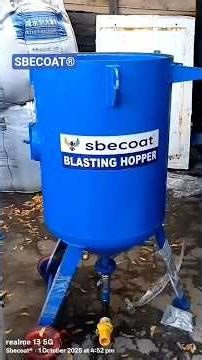 How to Fit Remote Control Valve System on Sand Blasting Hopper | SBECOAT® Installation Guide