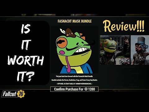 Fallout 76: Fasnacht Mask Bundle!